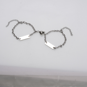 Bracciale in Acciaio Inossidabile con Magnete Affinità Mutua Bracciale per Coppie Charm Regalo per San Valentino SB047 - Product Image 4