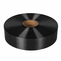 Fil de polyester POY rond, blanc brut, cationique, teignable, grade AA 100D/144F, doux, haute ténacité, pour la texturation, le tricotage, le tissage et la dentelle