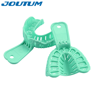 2 pièces Porte-empreintes dentaires en plastique certifiés CE pour implants, pliables, avec déflecteur, Tailles S/M/<span class=keywords><strong>L</strong></span>, Classe I UTENT JT-T297 - Product Image 3