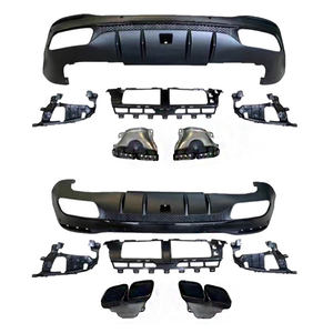 Kit de carrocería para coche, parachoques delantero y trasero de material ABS y PP para mercedes-benz <span class=keywords><strong>GLE</strong></span> <span class=keywords><strong>63</strong></span> w166 w167, modelo 2021 - Product Image 6