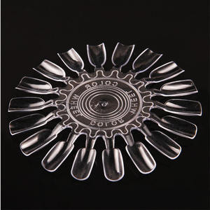 Kit Profesional de Práctica de Uñas Redondas de 18 Colores, Moldes Circulares <span class=keywords><strong>para</strong></span> Uñas con Tablero de Exhibición <span class=keywords><strong>para</strong></span> Muestras de Esmalte de Gel y Entrenamiento de Arte - Product Image 3