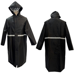 Poncho de pluie réfléchissant épais en fil de soie 190T, une pièce, universel pour adulte, avec bord transparent, idéal pour les voyages - Product Image 5