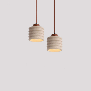Lampe à <span class=keywords><strong>suspension</strong></span> style wabi-sabi, décoration murale pour salon, <span class=keywords><strong>suspension</strong></span> de bar rustique rétro - Product Image 1