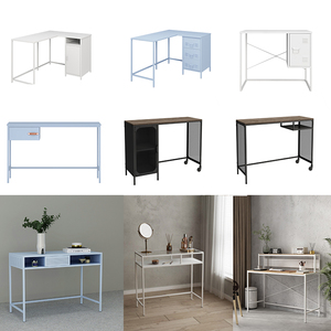 Bắc Âu hiện đại thép di động Nghiên Cứu Văn phòng bàn hình chữ nhật đứng mặc quần áo viết Bàn máy tính xách tay làm việc với ngăn kéo lưu trữ - Product Image 5