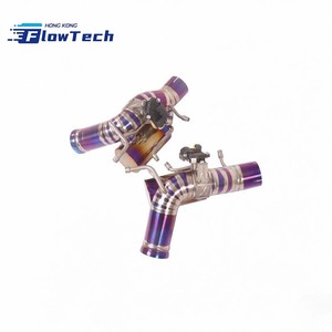 Sistema de Escape Trasero con Válvulas de Titanio y Revestimiento Cerámico Morado para Ferrari 296 GTB/GTS F171 3.0T V6, Instalación Directa - Product Image 1