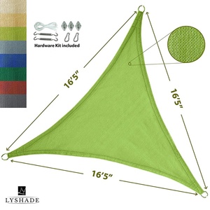 <span class=keywords><strong>Voile</strong></span> <span class=keywords><strong>d</strong></span>'<span class=keywords><strong>ombrage</strong></span> de jardin en triangle, tendance européen, 5x5, <span class=keywords><strong>3x3</strong></span>, protection contre les UV, modèle HPDE - Product Image 1