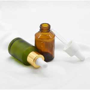 10ml ml 60 30ml 100ml garrafas de vidro conta-gotas ombro Oblíquo preto claro 15 ml marrom fosco garrafa de óleo essencial de âmbar verde - Product Image 4