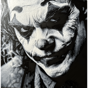 Arte da parete Joker in bianco e nero - Product Image 1