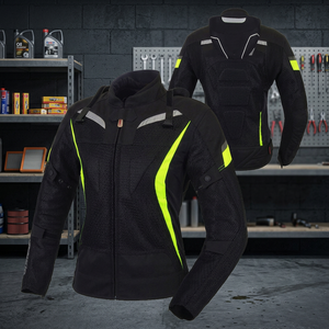 2022 New <b>Summer</b> Breathable Mesh GHOST RACING Motocross Racing Off-road <b>Motorcycle</b> Riding Windproof Touring <b>Jacket</b> Plus Size - Product Image 3
