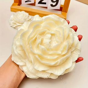 Three-dimensional Peony Flower <strong>Resin</strong> Handmade <strong>Sculpted</strong> Scented Candle Mold Home Creative Decorative Item Cake Decoration Model - Product Image 3