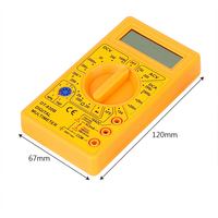 LCD Auto Range Digital Voltmeter Ohmmeter Volt Tester Analysis Instrument DT-830B Electrical Instrument Multimeter