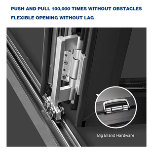 Villa <span class=keywords><strong>de</strong></span> jardin extérieure, véranda en aluminium, balcon, portes et fenêtres à rupture <span class=keywords><strong>de</strong></span> pont thermique, insonorisées, coupe-vent, <span class=keywords><strong>double</strong></span> <span class=keywords><strong>vitrage</strong></span> trempé Low-E - Product Image 5