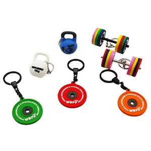 Wsnbwye 2.75lb plaque haltère cadeau Anime bricolage ventilateur llaveros poids plaques exercice <span class=keywords><strong>vide</strong></span> haltère plaque porte-clés - Product Image 1