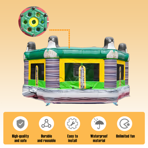 เกมกีฬาเป่าลมเชิงพาณิชย์ เกมตีตัวตุ่นเป่าลมขนาดใหญ่ สีสันสดใส สำหรับเด็กและผู้ใหญ่ - Product Image 2