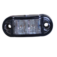 2.5 pouces ovale LED feu de position latéral remorque camion led feu de dégagement led remorque feu arrière arrêt sauvegarde 10-30v