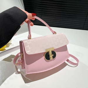 2025 nueva moda bolsos cruzados de Color caramelo bolsos de mensajero para mujer bolsos de hombro de Color sólido - Product Image 2