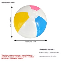 Ballon de plage gonflable en PVC avec logo personnalisé, couleurs personnalisées, paillettes, sequins, pour événements aquatiques, vente en gros