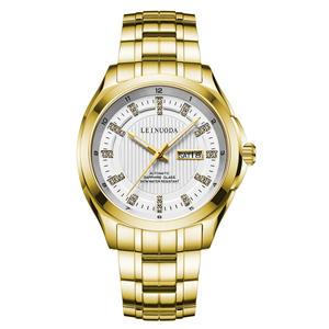 Montre mécanique automatique squelettée, montre pour homme élégante et décontractée avec bracelet en acier, étanche - Product Image 6