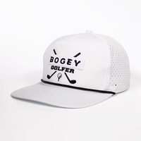 Gorra de Béisbol Deportiva de Malla Impermeable de 5 Paneles al por Mayor, Gorras de Golf con Logotipo Personalizado para Camioneros, Gorras con Parche de Cierre a Presión Láser al por Mayor