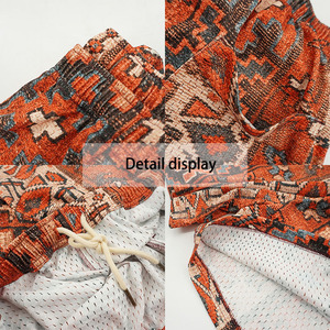 Custom High Quality Casual Polyester Spandex Board <b>Mesh</b> <b>Shorts</b>, Custimazble Any Design Retro Fashion <b>Mesh</b> <b>Shorts</b> With Drawstring - Product Image 5