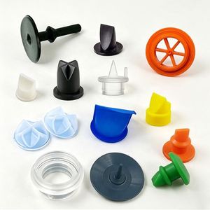 <b>Silicone</b> Rubber Stoppers Assorted Colors Shapes Molded Seals For Lab Or Industrial Use - Product Image 2