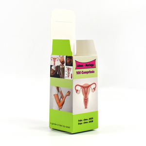 Cajas de Papel Impresas Personalizadas con Logotipo de Marca, <span class=keywords><strong>Caja</strong></span> Plegable Pequeña para Empaque de Medicamentos - Product Image 4