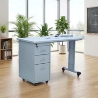 Meubles scolaires, table de professeur avec 3 tiroirs de rangement