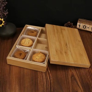 <b>Bamboo</b> Wooden Box Rectangle Handmade Customizable Gift Packaging Craft Storage <b>Container</b> - Product Image 1