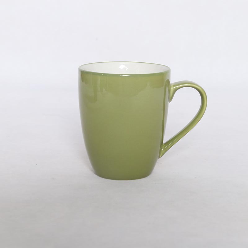 Tasse de feuille de jungle verte