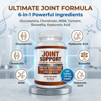 En stock : Capsules de Glucosamine et Chondroïtine à rapport standardisé pour adultes – Complément nutritionnel en gélules orales