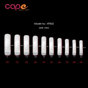 Gnail Africa Fancy Nails 24 sacs suspendus carte de couleur longue courbe carrée ongles artificiels - Product Image 6