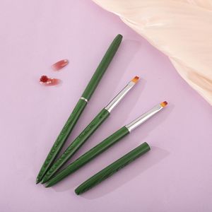 Professional <strong>Nail</strong> <strong>Brushes</strong> Crimped Kolinsky Hair Soft Oval Shape <strong>Beauty</strong> Pens Gradients Painted Light Therapy Tools - Product Image 4