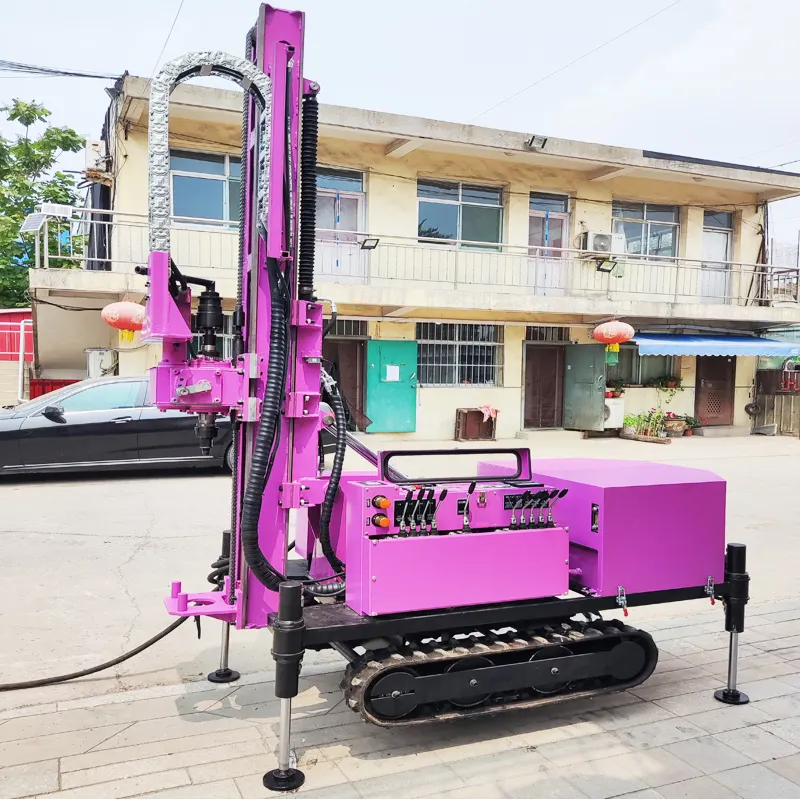 Neo máy bay phản lực vữa khoan máy với Crawler cho thăm dò