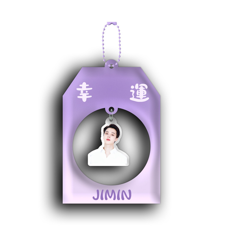 KPOP V Jungkook Jimin Amulet Acrylic Keychains - Lucky Charm