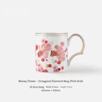 Tasse à café et soucoupe en porcelaine de Jingdezhen, personnalisables pour mariage, fêtes, affaires, Nouvel An, style National Tide Wind, Nouvelle Chine