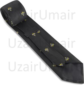 Cravate 100% soie avec logo et forme personnalisables pour homme, couleur unie, athlétique, impression personnalisée internationale, maçonnique, luxe - Product Image 2
