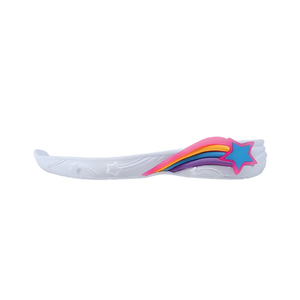 HT-9K0379 Suela de Zapatos Deportivos para Niños, Duradera y Ligera, EVA+TPR, Antideslizante, Diseño de Estrella Arcoíris, Color y Logotipo Personalizables - Product Image 4
