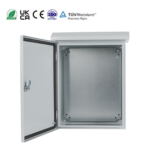 Boîtier de distribution électrique extérieur en acier laminé à froid IP66 étanche, revêtement poudré - Product Image 4