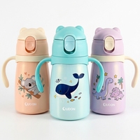 Bouteille isotherme 300 ml pour enfants en acier inoxydable, intérieur et extérieur en acier inoxydable 304, bouteille d'eau isolée OEM
