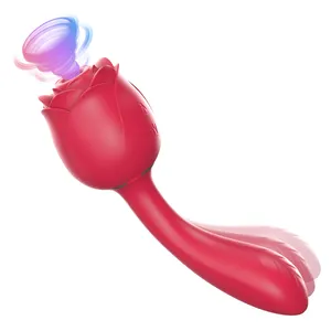 S-HANDE Sex Toy Rose Sucking Vibrator Rose Shape Silicone Dildo Vibrator Toy For Women Vagina Vibrator
