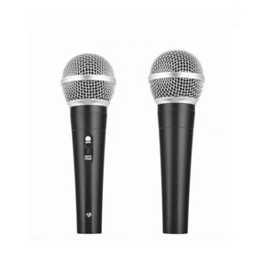 B220 Bán Buôn Trọng Lượng Nhẹ Màu Đen Kim Loại Microphone Di Động Cho Nhà Theatre Máy Tính Phòng Thu Bên Đám Cưới Loa - Product Image 1