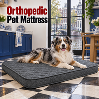 Coussin pour chien écologique, coussin pour animaux de compagnie, housse rafraîchissante en Oxford solide avec matériau imperméable, tapis léger et portable pour chiens