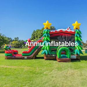 Árbol de Navidad Inflable y Castillo de Ensueño, con Tobogán y Castillo Inflable para Entretenimiento y Actividades Festivas. - Product Image 4