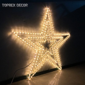 Étoiles de Noël décoratives extérieures lumières à led Vente en gros personnalisé Toprex Decor vacances - Product Image 2