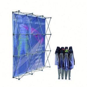 ราคาโรงงาน คุณภาพสูง แบนเนอร์ฉากหลังแบบพับได้สำหรับงานแสดงสินค้า อลูมิเนียม แข็งแรง ทนทาน โปรโมชั่นพิเศษ รับทำตามแบบ - Product Image 5