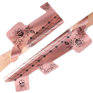 <span class=keywords><strong>BQAN</strong></span> Muestra OEM Oro Rosa 200g Aluminio Pegamento fuerte Gel UV Papel grueso Extensión de uñas Forma dual Forma de uñas acrílicas - Product Image 5