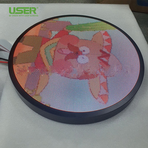 Tròn tròn Bảng hiển thị IP40 tùy chỉnh Logo <span class=keywords><strong>Led</strong></span> hiển thị <span class=keywords><strong>LED</strong></span> Tròn BảNg điều chỉnh hiệu ứng hình ảnh - Product Image 2