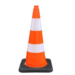 Mini cônes de circulation avec des réductions de gros réfléchissantes pour la sécurité routière pour les produits d'avertissement de trafic - Product Image 2