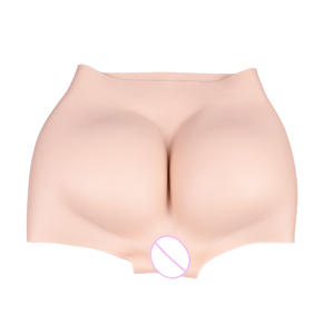 Venta al por mayor <span class=keywords><strong>Pussy</strong></span> Pant Ladyboy silicona 1,9 pulgadas gran culo glúteos cadera acolchado glúteos y caderas silicona falso Vagina cadera bragas - Product Image 5