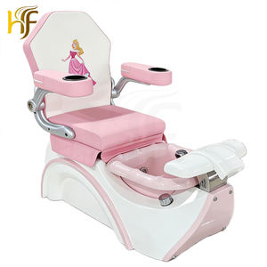 Çocuklar İçin Pedikür Koltuğu Çocuk Manikür Koltuğu Renkli LED Işıklı Lüks Pembe Tırnak Salonu Pedikür Çocuk Spa Masaj Koltukları Renkli - Product Image 2